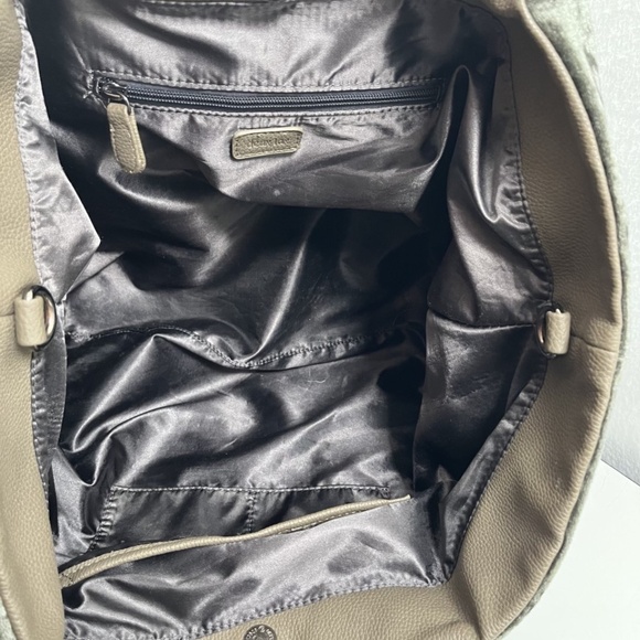 Deux Lux Misha Satchel Olive Green Velvet Large Tote Boho Detachable Strap - Picture 8 of 11